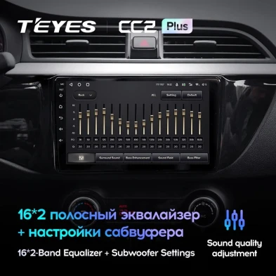 Штатная магнитола Teyes CC2 Plus 4/32 Kia Rio 4 (2016-2020) Тип-B