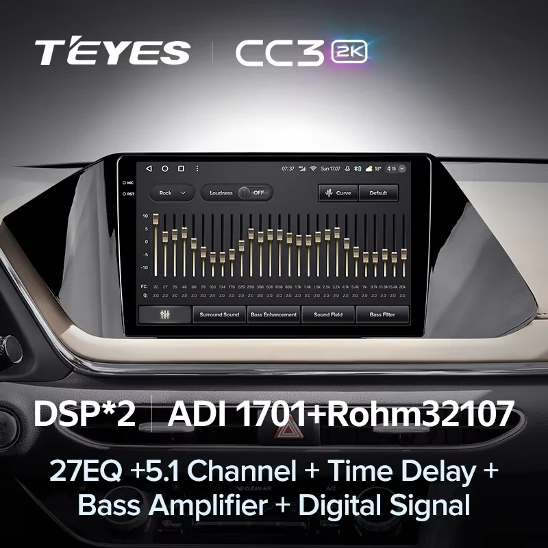 Штатная магнитола Teyes CC3 2K 3/32 Hyundai Sonata DN8 (2019-2020) Тип-B