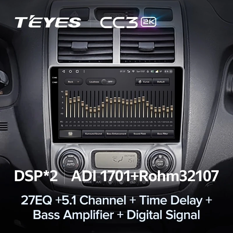 Штатная магнитола Teyes CC3 2K 4/32 Kia Sportage 2 (2004-2010) F1