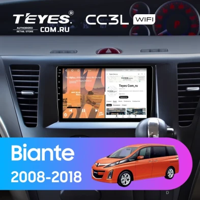 Штатная магнитола Teyes CC3L WiFi 2/32 Mazda Biante (2008-2018)