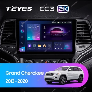 Штатная магнитола Teyes CC3 2K 4/64 Jeep Grand Cherokee WK2 (2013-2020) F1